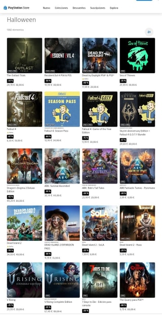 Hasta un -80% con Sony en promoción Halloween desde la PlayStore.