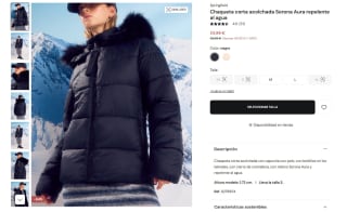 Chaqueta corta acolchada Sorona Aura repelente al agua por 24,99€ en dos colores