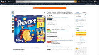 Príncipe Original galletas sandwich pack ahorro por 4,69€