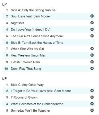 Bruce Springsteen: Only The Strong Survive (Limited Edition) (Nightshade Green Vinyl) 2LP voor €21,99