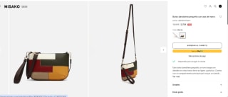 Bolso bandolera pequeño con asa de mano por tan sólo 5,70€