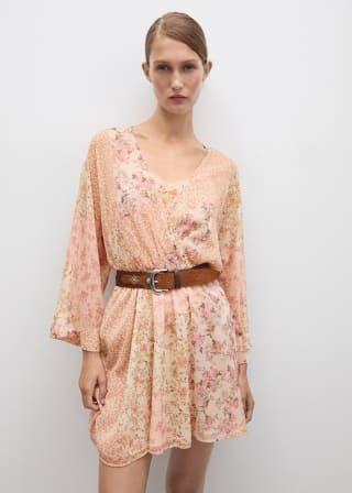 Vestido corto estampado floral para Mujer por 9.99€