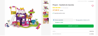 Guardería de mascotas Pinypon por 27.99€