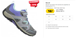 Zapatillas de Trekking de Niños Merrell Trail Chaser por 16.23€