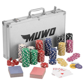 Estuche de Poker MUWO "All In" con 300 fichas por 25.99€