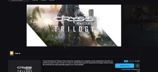 Crysis Remastered Trilogy desde Epic Games por 22,49€