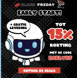 15% korting met de code op de blackfriday aanbiedingen