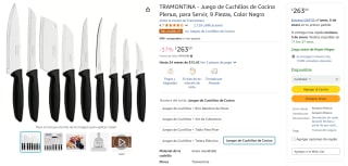 Juego de 9 Cubiertos Tramontina Plenus por $263 | Descuento Amazon