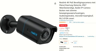 Reolink RLC-833A - 8MP PoE Turret IP camera voor €72,18 bij Amazon