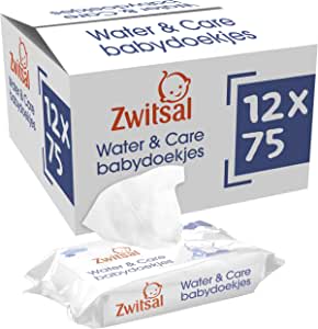 Zwitsal Water & Care Billendoekjes Parfumvrij - 900 doekjes - Voordeelverpakking voor €19,80 bij Amazon