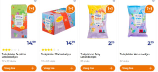 Alle Trekpleister Billendoekjes 1 + 1 gratis