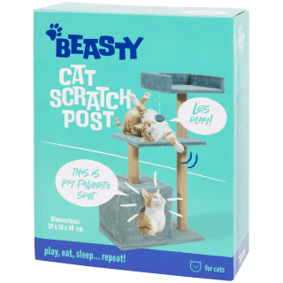 Beasty kattenboom met krabpalen 30 x 50 x 90 cm voor €14,95 bij de Action