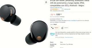 Sony WF-1000XM5 - Volledig draadloze oordopjes met Noise Cancelling - Zwart voor €199 bij Amazon