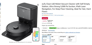 Eufy Clean L60 robotstofzuiger met cleaning station voor €231,99 bij Amazon
