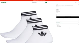 Pack 3 pares calcetines cortos Trefoil Adidas Originals por 7,75€ 2ª unidad al -50%