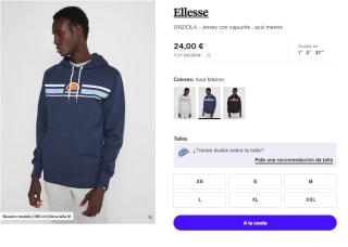 Sudadera de Hombre Ellesse ORZIOLA por 24€