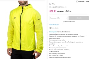 Chaqueta para Hombre Izas Jondal por 39€