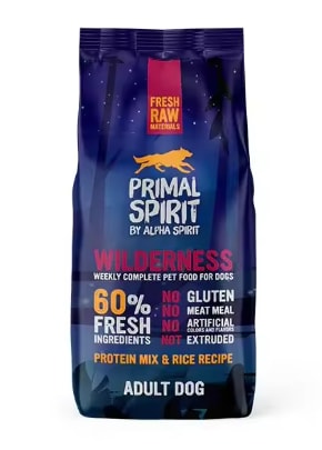 Alpha Spirit Primal 60% Wilderness Alimento para perros 12 Kg por 29,15€