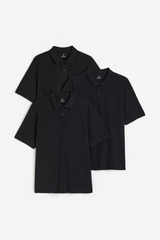 Regular Fit shirts -3 pack voor €9,99 bij H&M