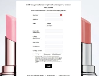 Gratis muestra Pintalabios Loveshine de Yves Saint Laurent