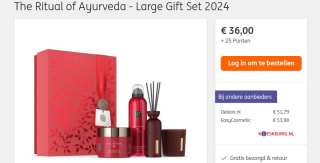 Rituals The Ritual Of Ayurveda Large gift Set voor €36 + 25 ING punten