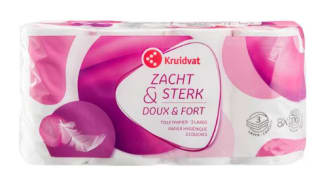 Kruidvat Zacht & Sterk Toiletpapier 3 verpakkingen voor €7