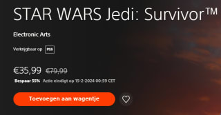 STAR WARS Jedi: Survivor™ PS5 voor €35,99 in de Playstation Store