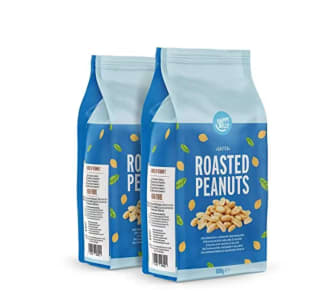 Pack 2 x 500gr 1kg Happy Belly Cacahuètes tostados y salados por solo 3,88€a