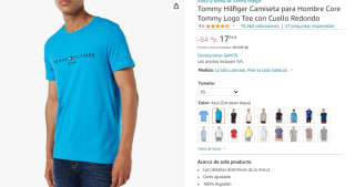 Camiseta Tommy Hilfiger para hombre por 17,94€
