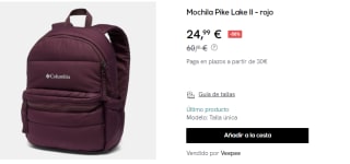 Mochila Columbia Pike Lake II por 24.99€