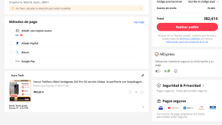 Móvil Honor 200 pro a solo 382,61€