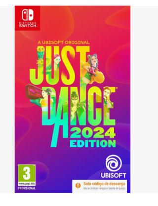 Juego Nintendo Switch Just Dance 2024 Edition (Código de descarga) por 30€ (Cuenta Nueva 18€)