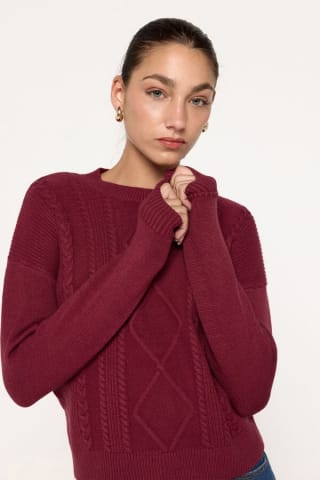 Jersey con estructura de cables para Mujer Milano por 7.99€