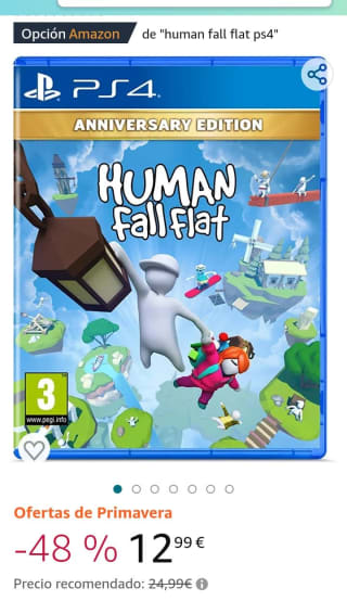 Human: Fall Flat Anniversary Edition PS4 por 12,99€.