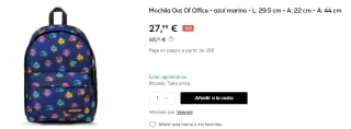 Mochila Eastpak Out Of Office 27L por 29.9€
