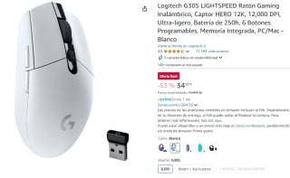 Logitech G305 LIGHTSPEED Ratón Gaming Inalámbrico por 34,99€