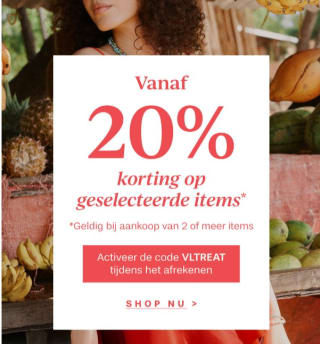 20% extra korting op geselecteerde items bij Vila