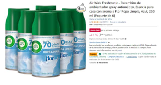 6 botes Air Wick Freshmatic Esencia Ropa Limpia por 7.05€