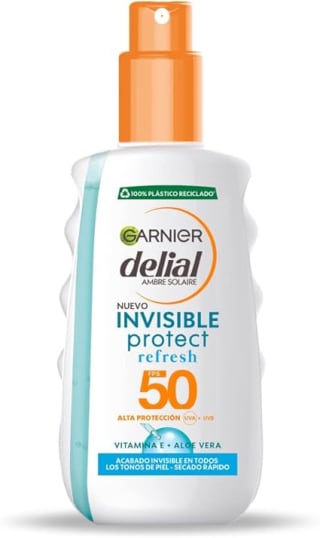 Garnier Delial Spray Solar Invisible Protect SPF 50 de 200ML por 9,95€