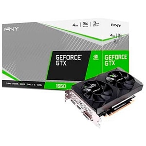 Tarjeta gráfica PNY Geforce GTX 1650 4GB Dual Fan por 69,99€