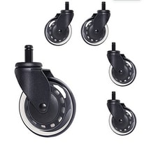 Juego 5 Ruedas para sillas de oficina 11x22mm a solo 12,49€
