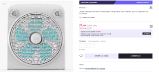 EnergySilence 6000 PowerBox Black. Ventilador de Suelo con Temporizador, 50 W, 5 aspas de 30 cm de diámetro, 3 Velocidades, Motor de Cobre, Rejilla Rotatoria por 23.3€ (Cuenta Nueva 13.86€)