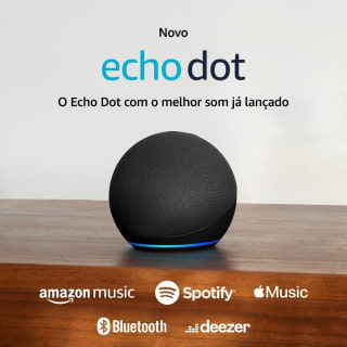 Smart Speaker da Amazon, modelo Echo Dot de 5° Geração - R$ 296,10