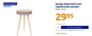 Speaker Tafel - Sound Meubel voor €29,95 in de Action webshop