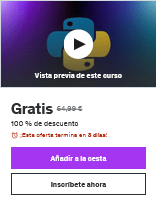 Comienza a programar: Python desde 0 Gratis con Udemy