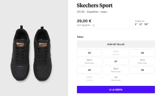 Zapatillas para Mujer Skechers Sport OG 85 por 29€