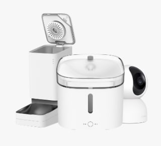 Caméra Xiaomi Smart C400 + Fontaine à eau connectée + Distributeur à nourriture Xiaomi Smart Pet Food Feeder à 139,99€