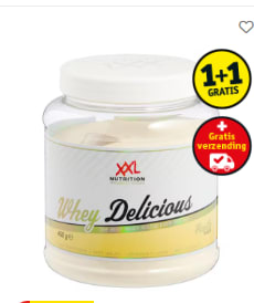 1+1 gratis op XXL Nutrition bij Kruidvat