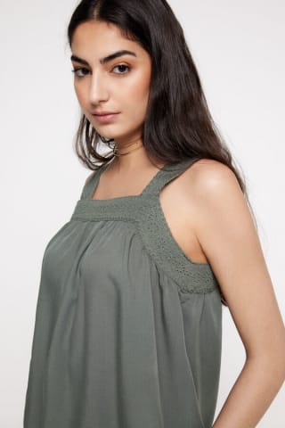 Top fluido rústico para Mujer Milano por 7.99€