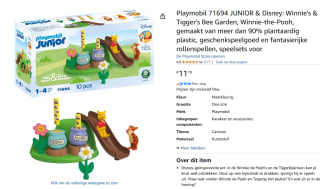 Playmobil JUNIOR & Disney: Winnie de Poeh's & Teigetje's Bijentuin voor €11,60 bij Amazon